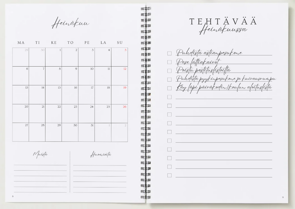 Toimivan kodin arkikalenteri 26/27